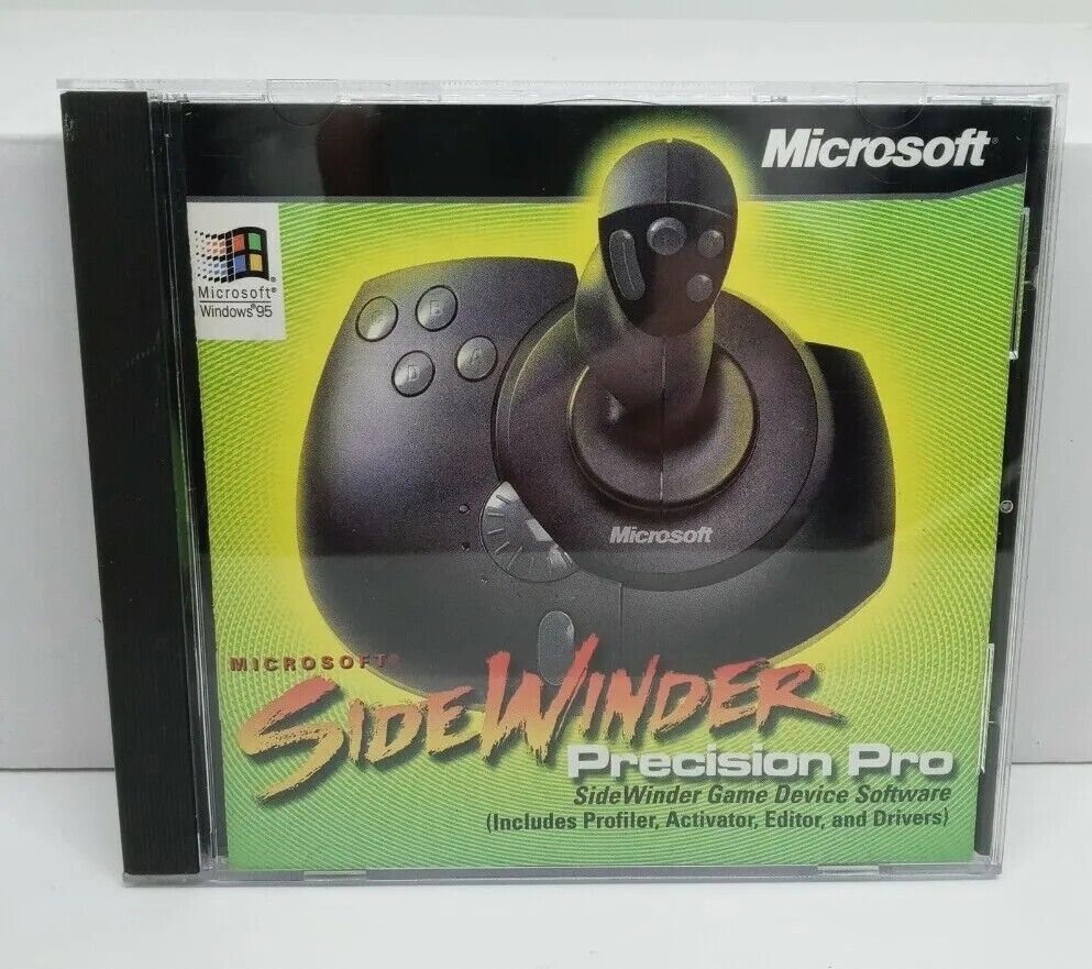 Microsoft Sidewinder Precision Pro Software CD Disk based windows 