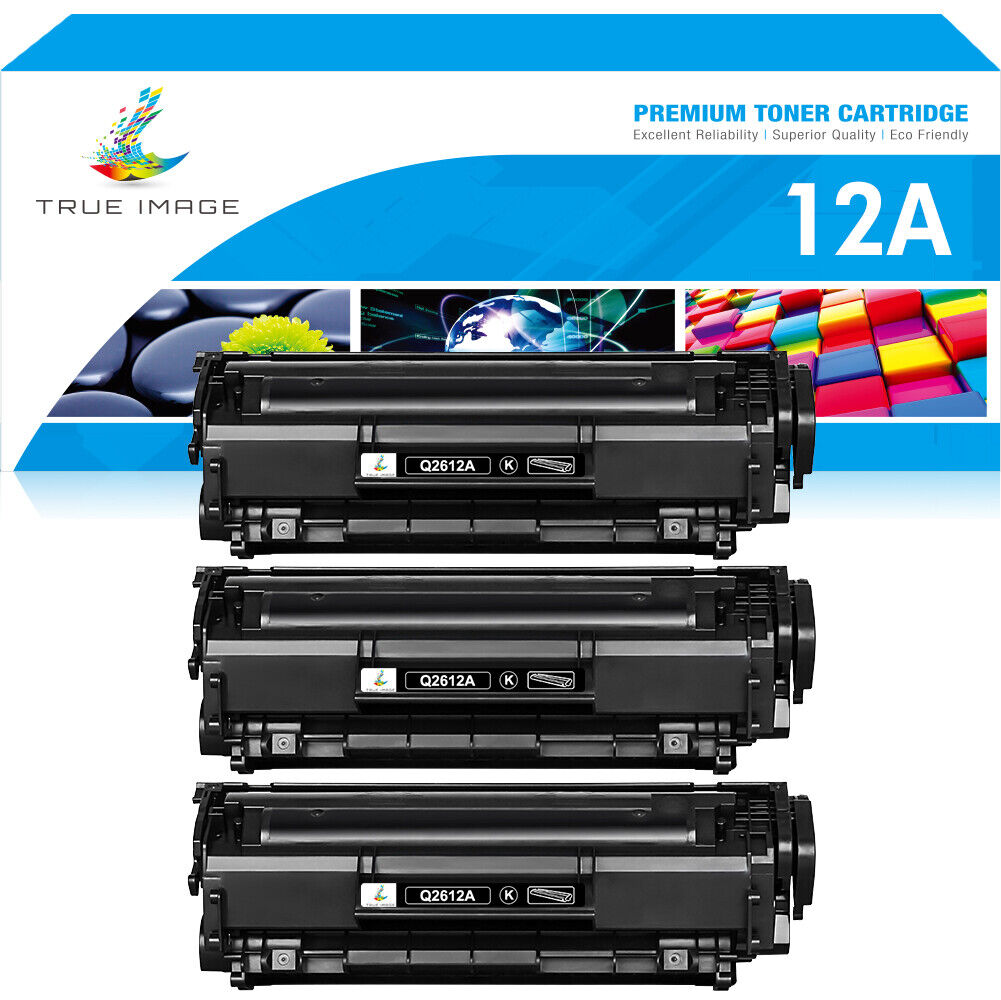 Q2612A Black for HP 12A Toner Cartridge LaserJet 1020 1022 1015 1018 1010 lot