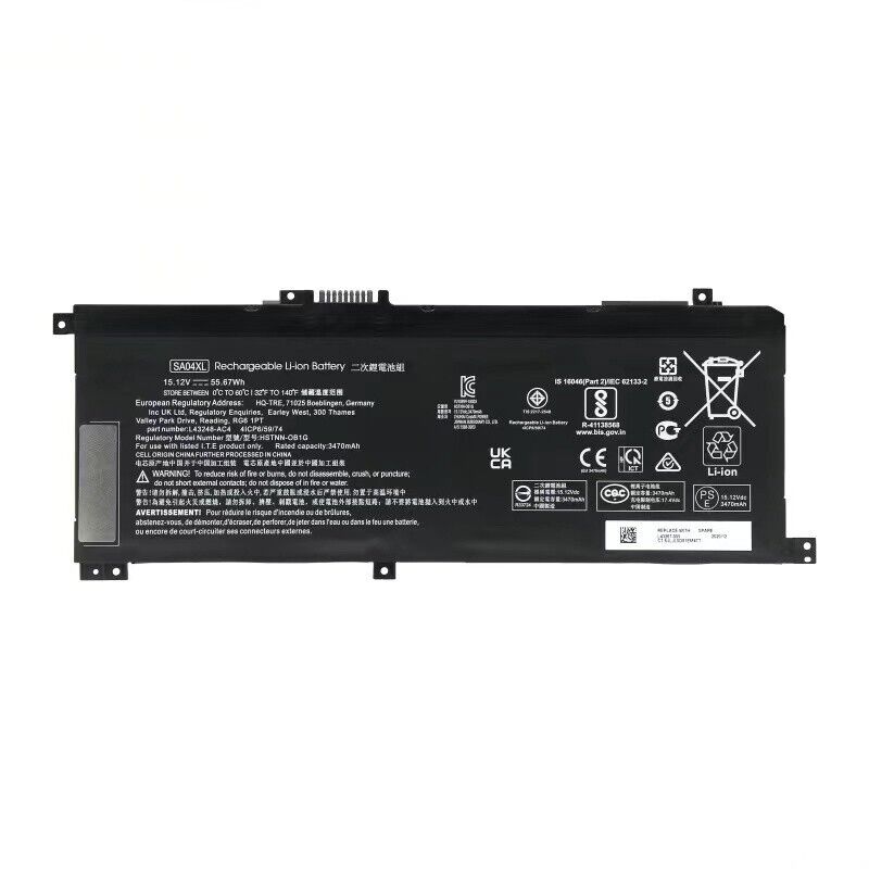 OEM SA04XL Battery For HP Envy X360 15M-DR Replacement 15m-ds0011dx 15m-dr0012dx