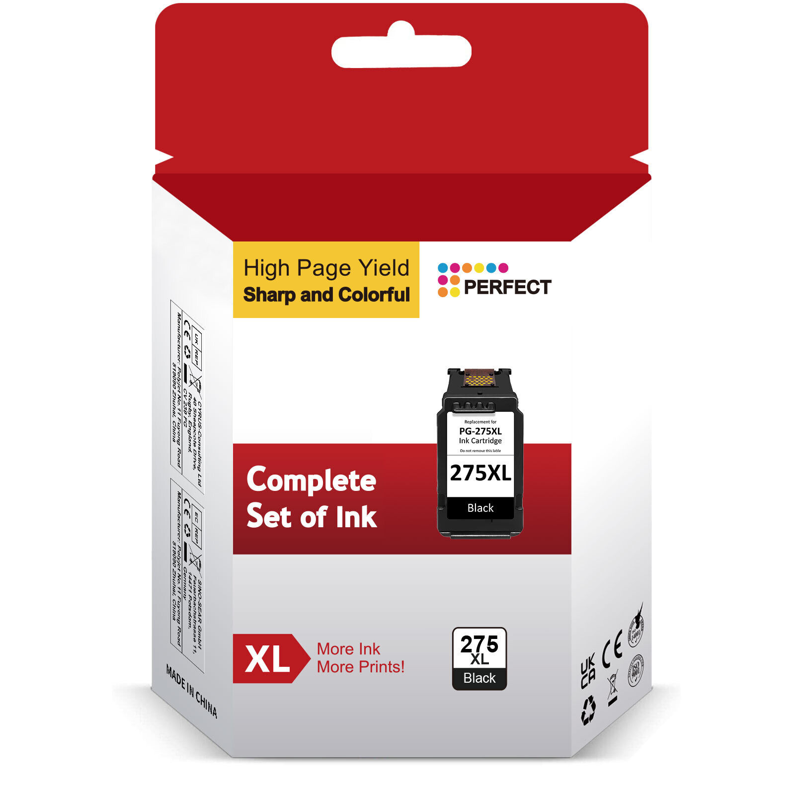 PG-275XL CL-276XL Ink Cartridge for Canon 275 PIXMA TS3500 TS3522 TR4700 TR4722 