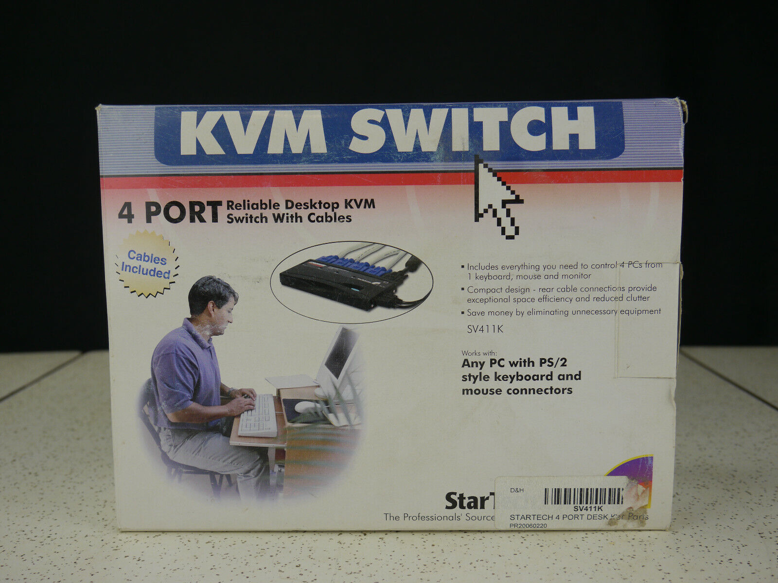 StarTech.com  StarView (SV411K) 4-Ports External KVM switch PS/2