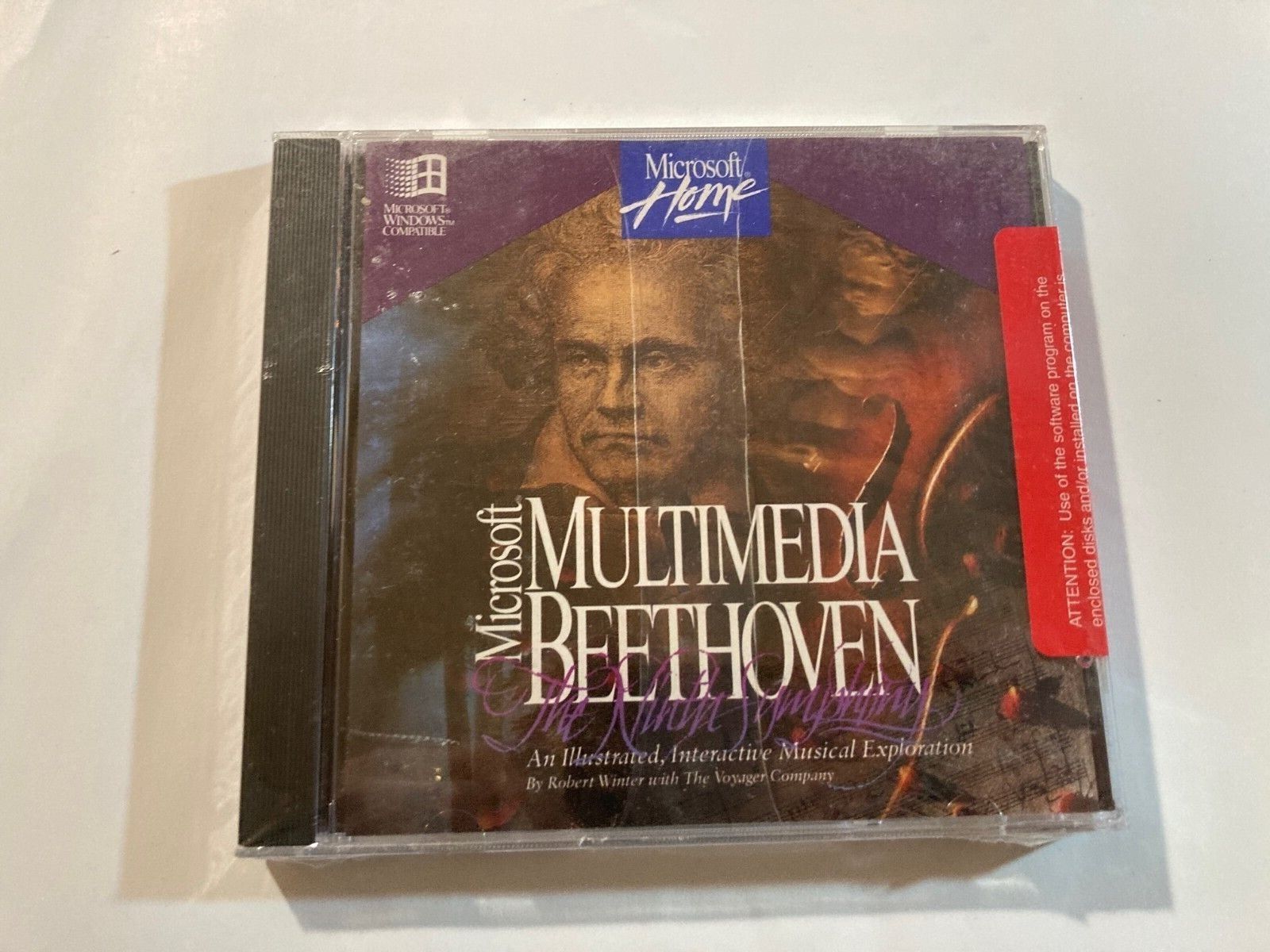 Microsoft Multimedia Beethoven: The Ninth Symphony (PC, 1994) BRAND NEW SEALED