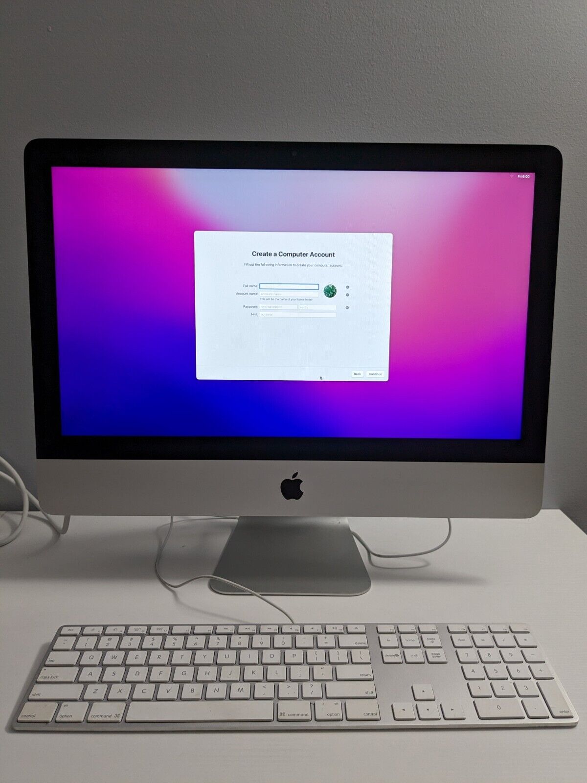 iMac 21.5 Inch Late 2015