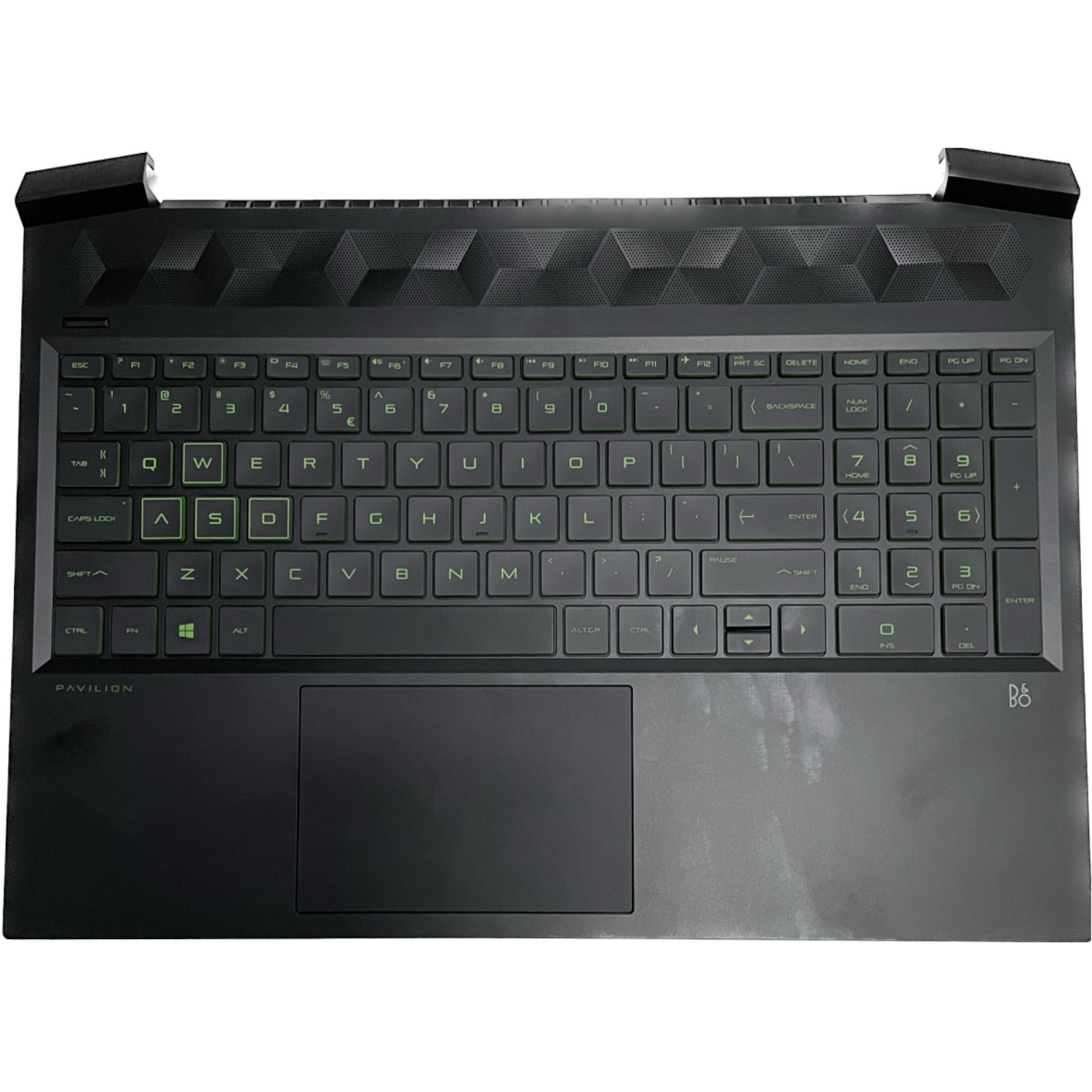 New For HP Pavilion Gaming 16-A 16T-A PALMREST Keyboard Green Backlit M02039-001