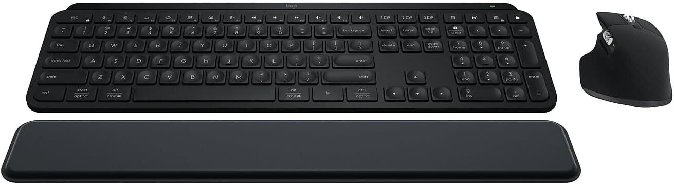 Logitech MX Keys S Combo Wireless Keyboard and Mouse for Windows, Linux, Mac