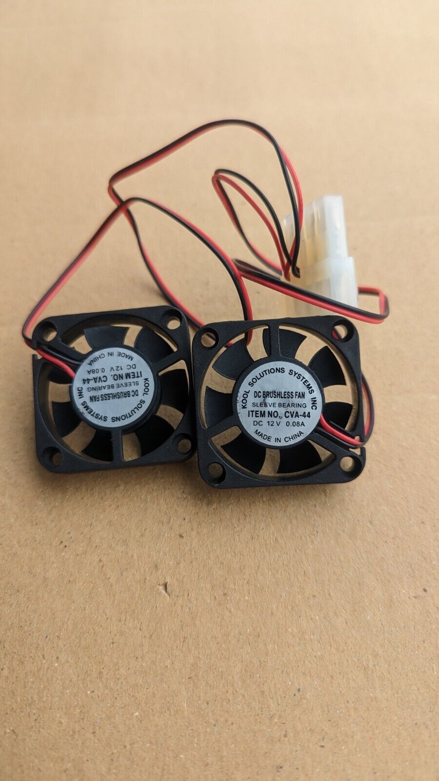 12V 40mm Cooling Computer Case Fan 40x40x10mm DC Molex Dual Fan
