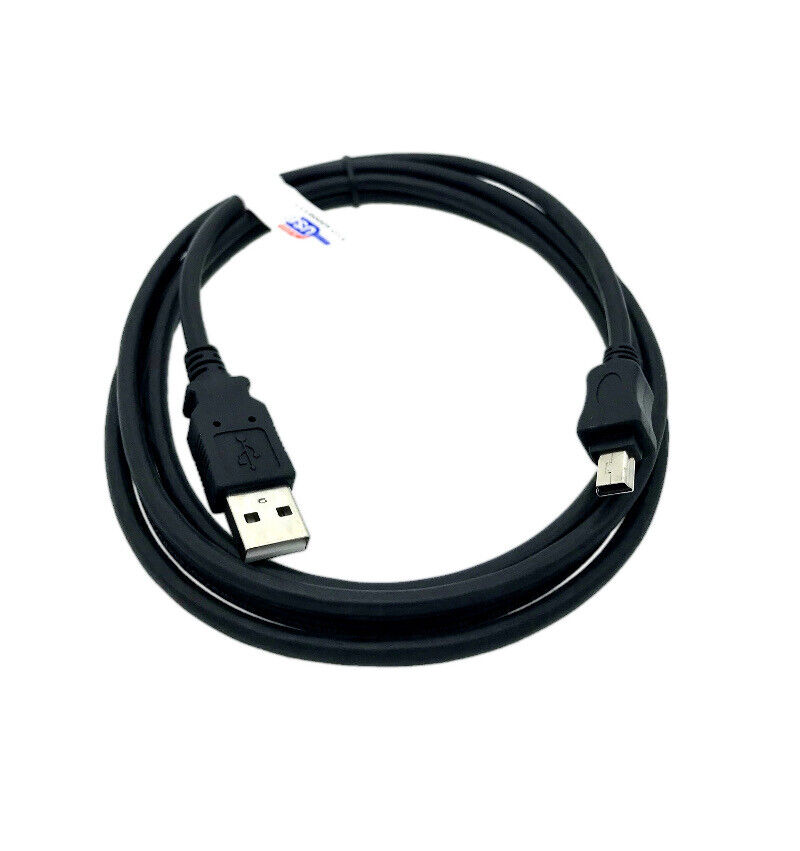 USB Charging Cord Cable for EPSON WORKFORCE DS-30 PORTABLE SCANNER 6\'