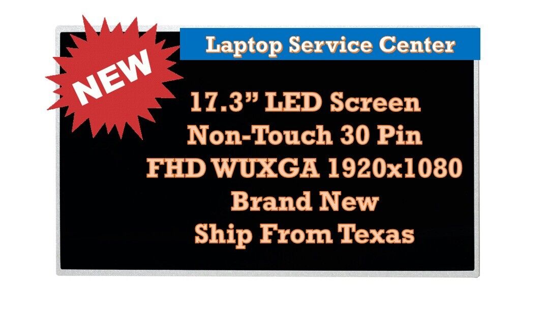 17.3 1920x1080 LED Screen for DELL 87GNM LCD LAPTOP 087GNM B173HTN01 V.1
