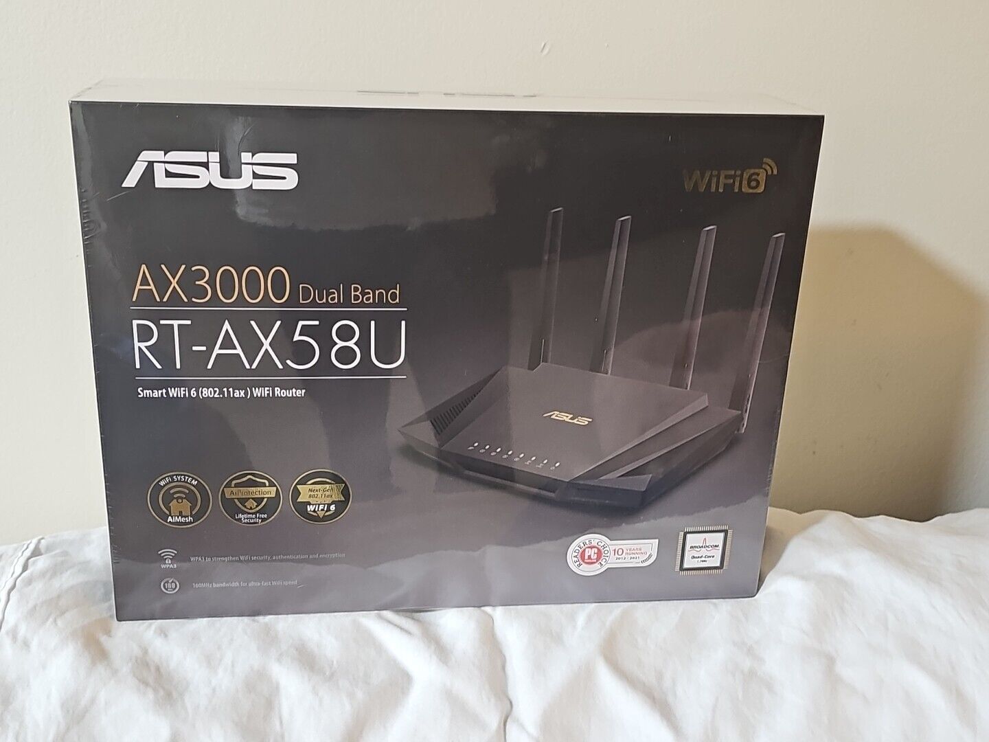 ASUS RT-AX3000 Dual-Band Wi-Fi  Router Sealed New In Box