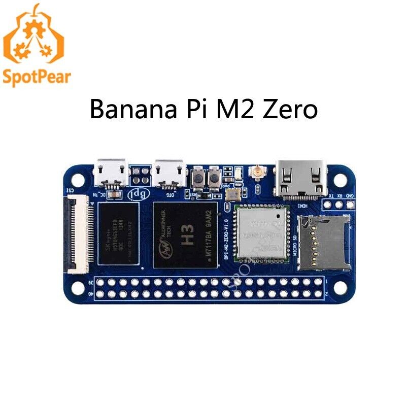 Banana Pi BPI-M2 Zero Allwinner H3 chip compatible with raspberry pi zero size