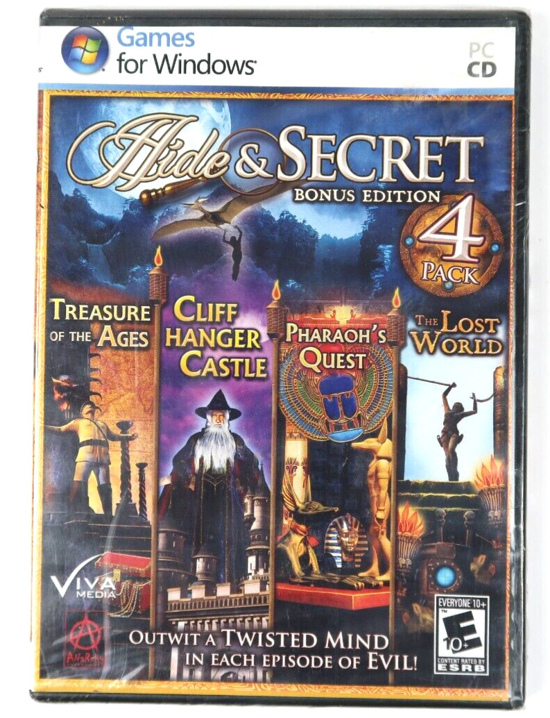 Hide & Secret Bonus Edition 4 - Pack PC Game Mystery Adventure New Sealed