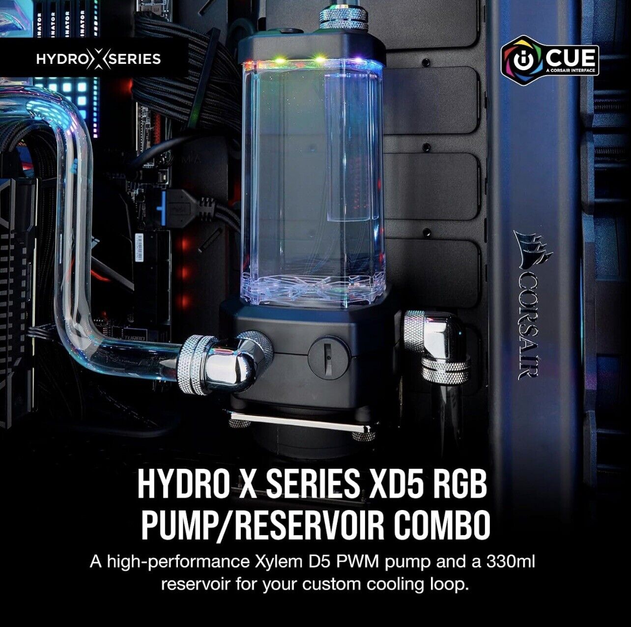 Corsair Hydro X Series XD5 RGB Pump/Reservoir Combo - White - CX9040007-WW