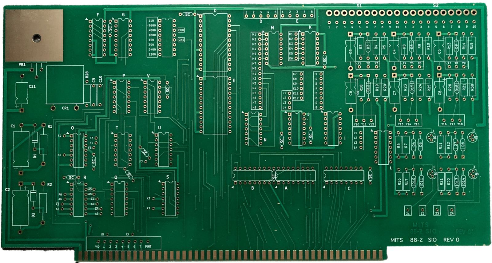 MITS ALTAIR 8800 88-2SIO Reproduction Board