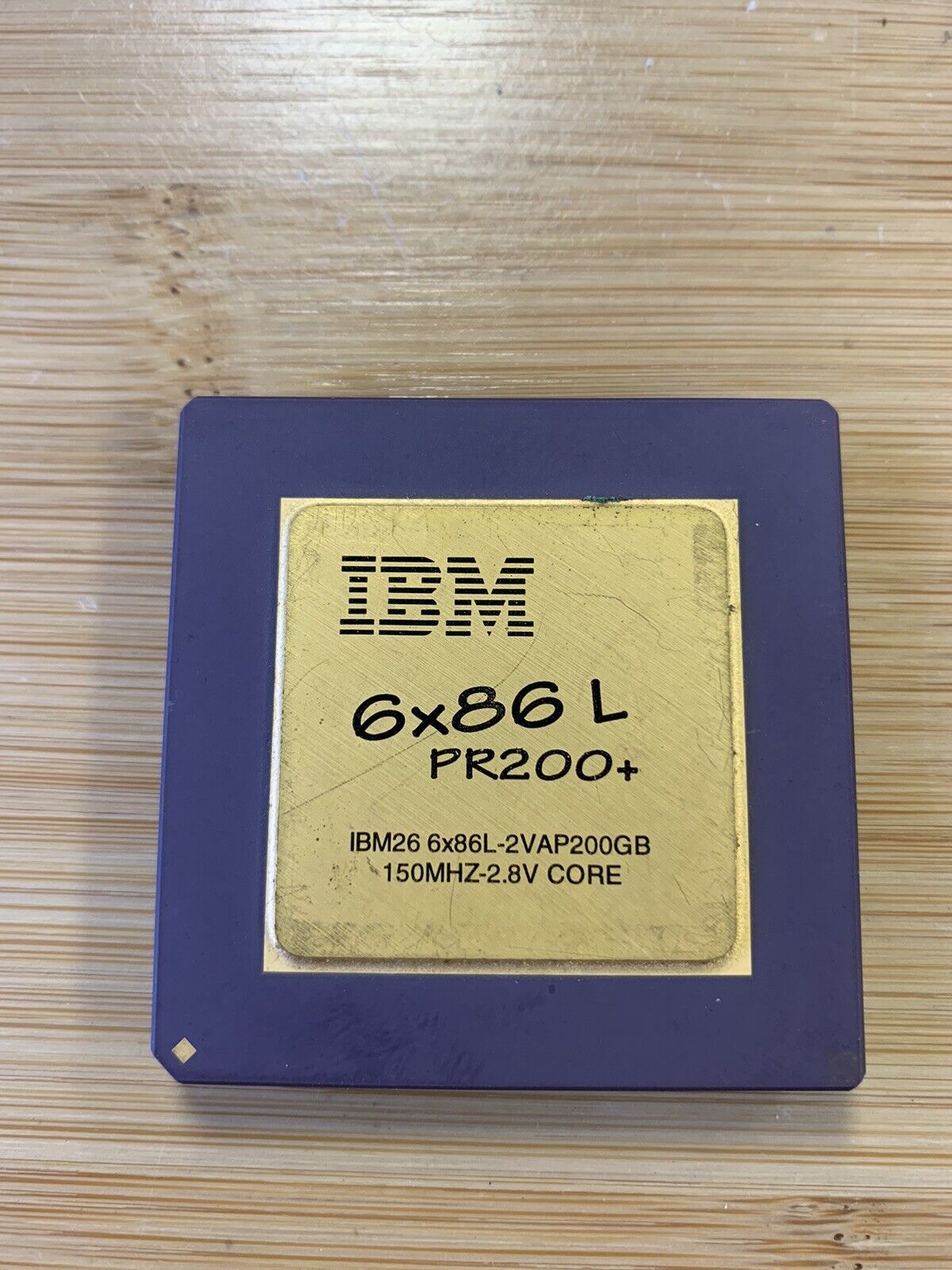 IBM 6x86L PR200+  CPU Socket 2.8V ✅ Rare Vintage COLLECTIBLE