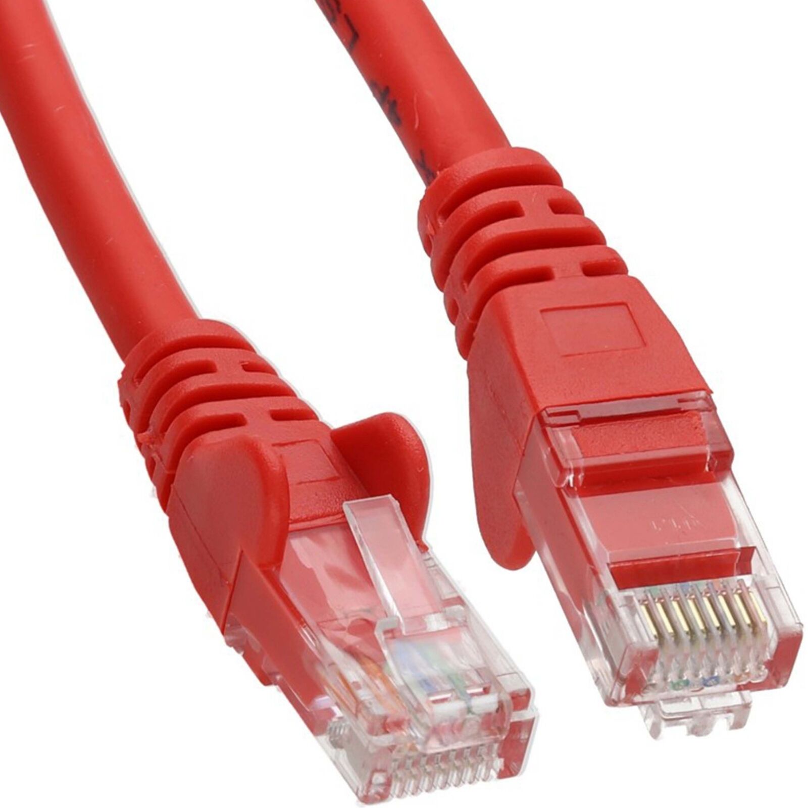 Cable Lan Ethernet UTP RJ-45 Patch Network Internet Red 0 10/12ft 9 13/16in