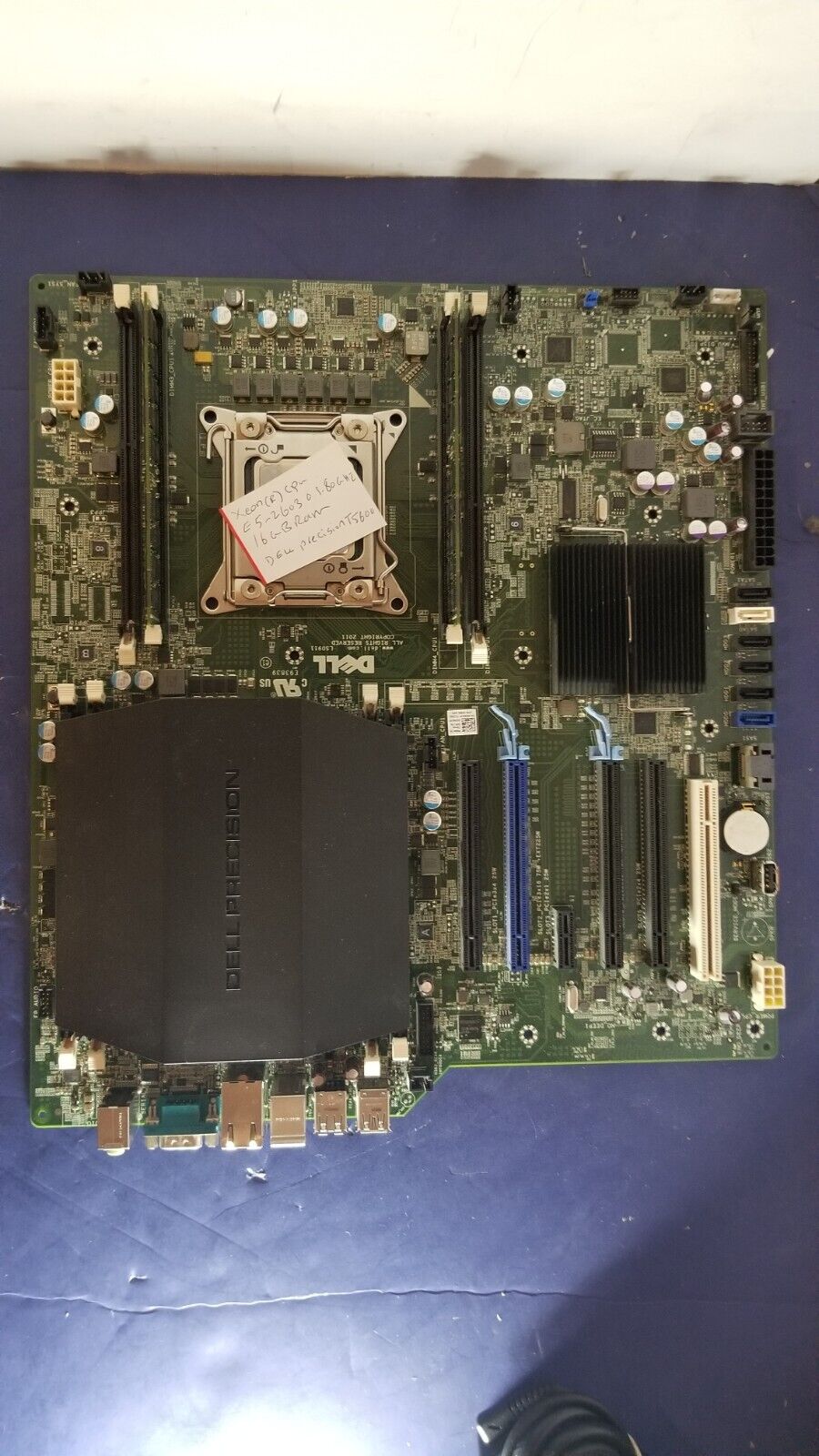 Dell GN6JF Precision T5600 LGA DDR3 SDRAM Motherboard+16GB DDR3/+XEON E5-2603