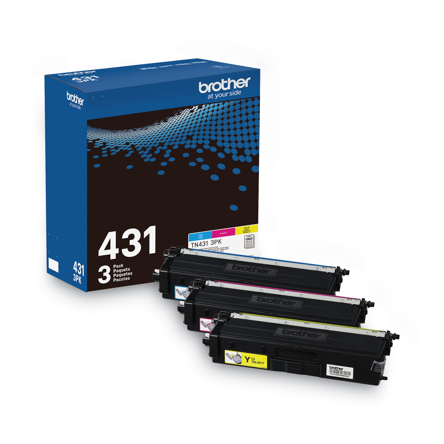 Brother 3 Pack Multi Pack TN4313PK Color Toners
