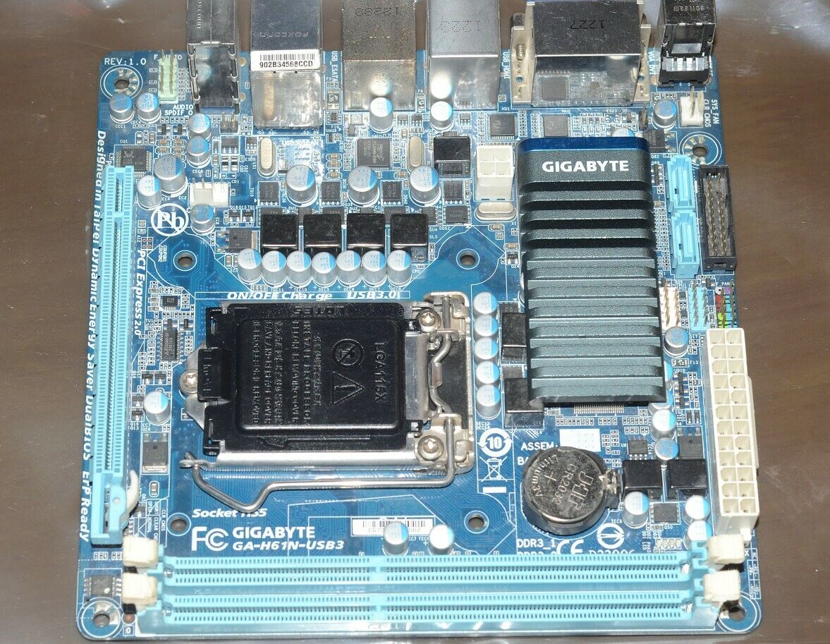Gigabyte Technology GA-H61N-USB3, LGA 1155, Intel Motherboard