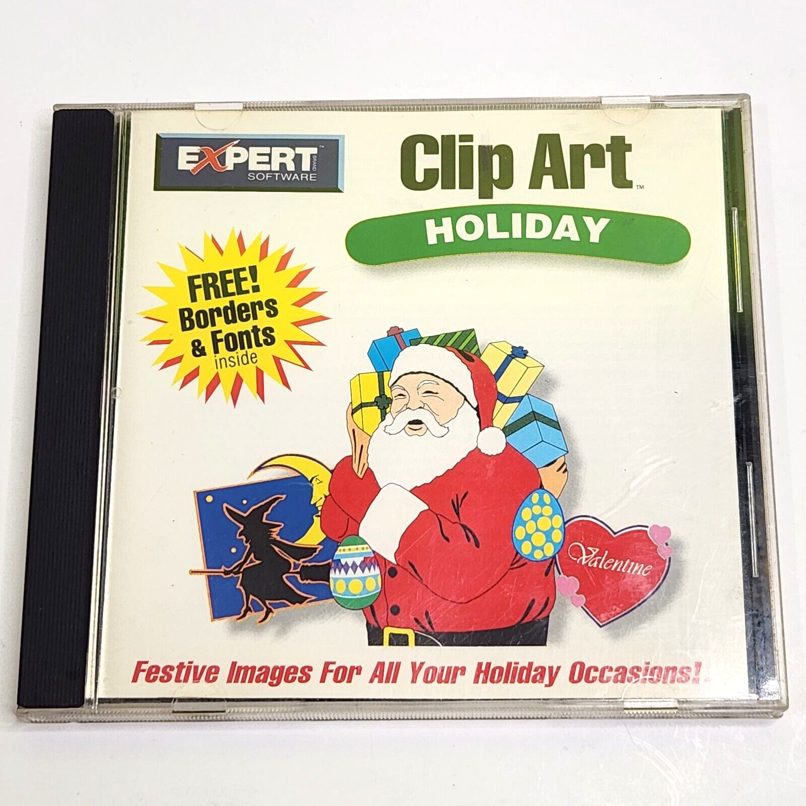 Vintage EXPERT SOFTWARE Valentines Holiday Clip Art CD ROM for Windows Mac