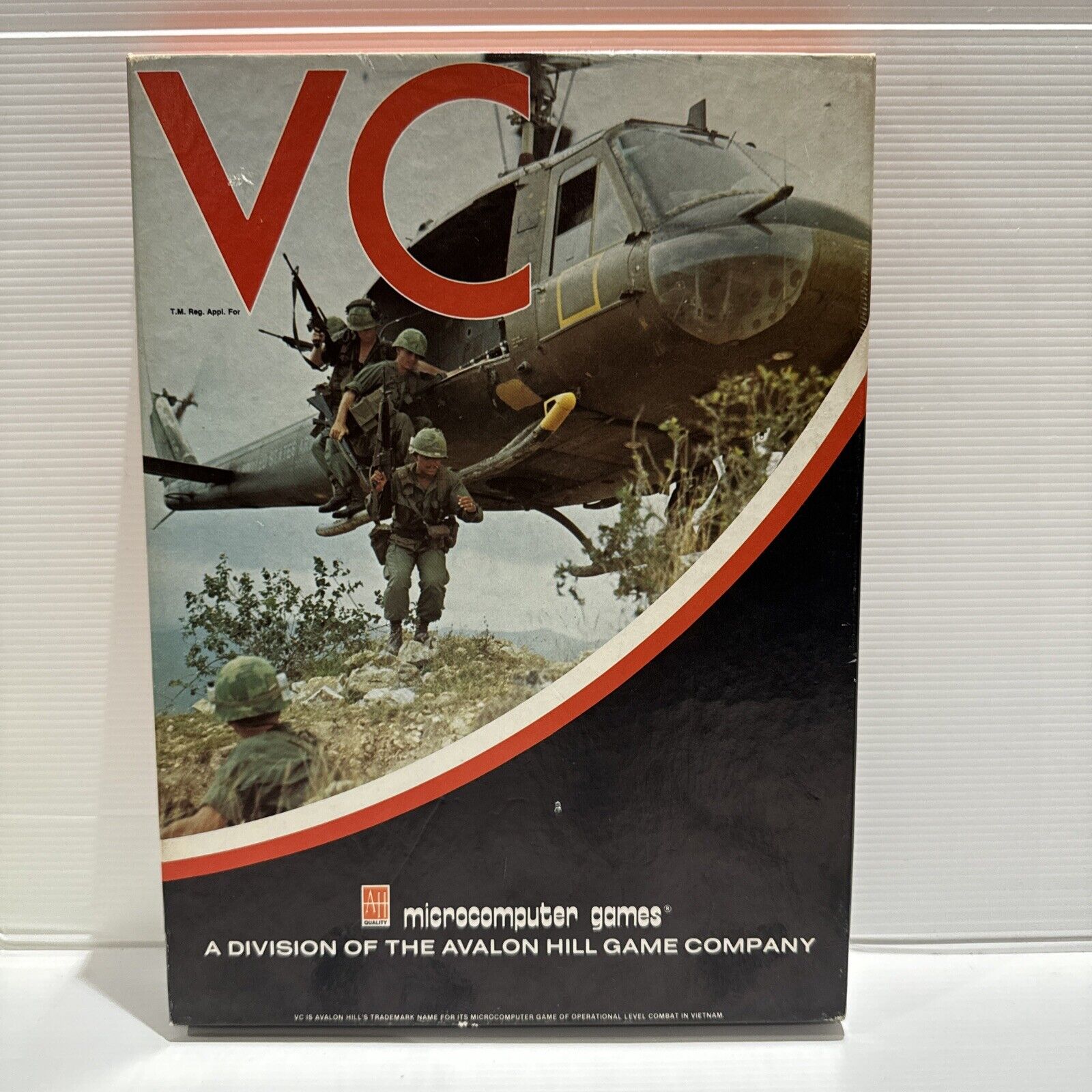 VC Game 1982 avalon hill TRS-80 Model I and III Level II 32k tandy Big Box Game