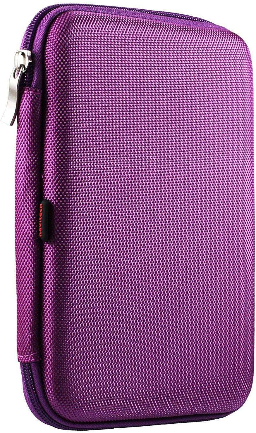 Navitech Purple Hard GPS Carry Case For The Garmin dezl OTR800, 8\