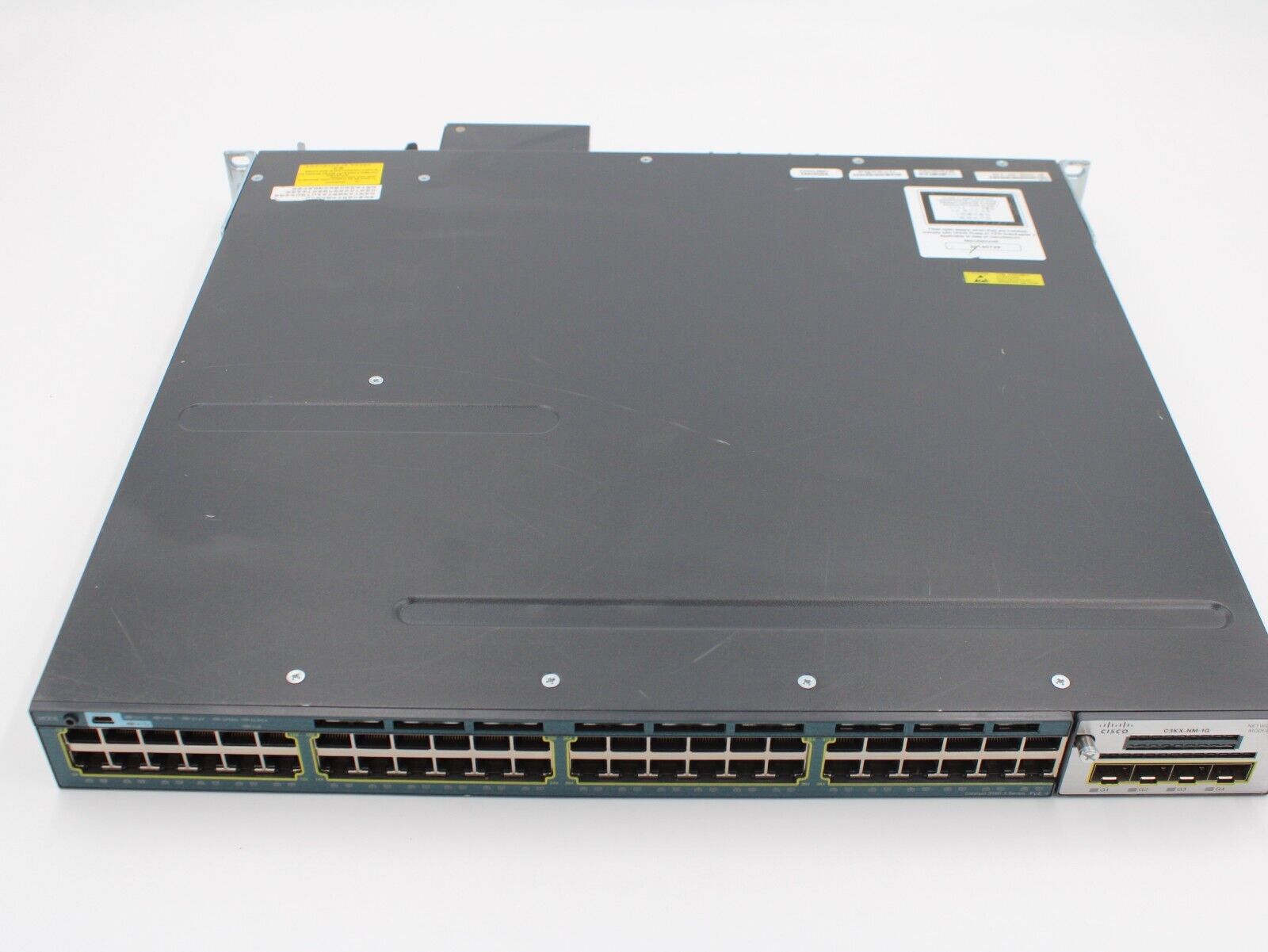 Cisco Catalyst WS-C3560X-48PF-S 48-Port Managed Gigabit Ethernet Network Switch 