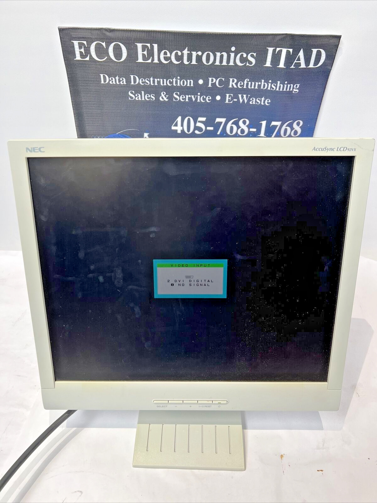 NEC AccuSync LCD92VX Computer Monitor 19\