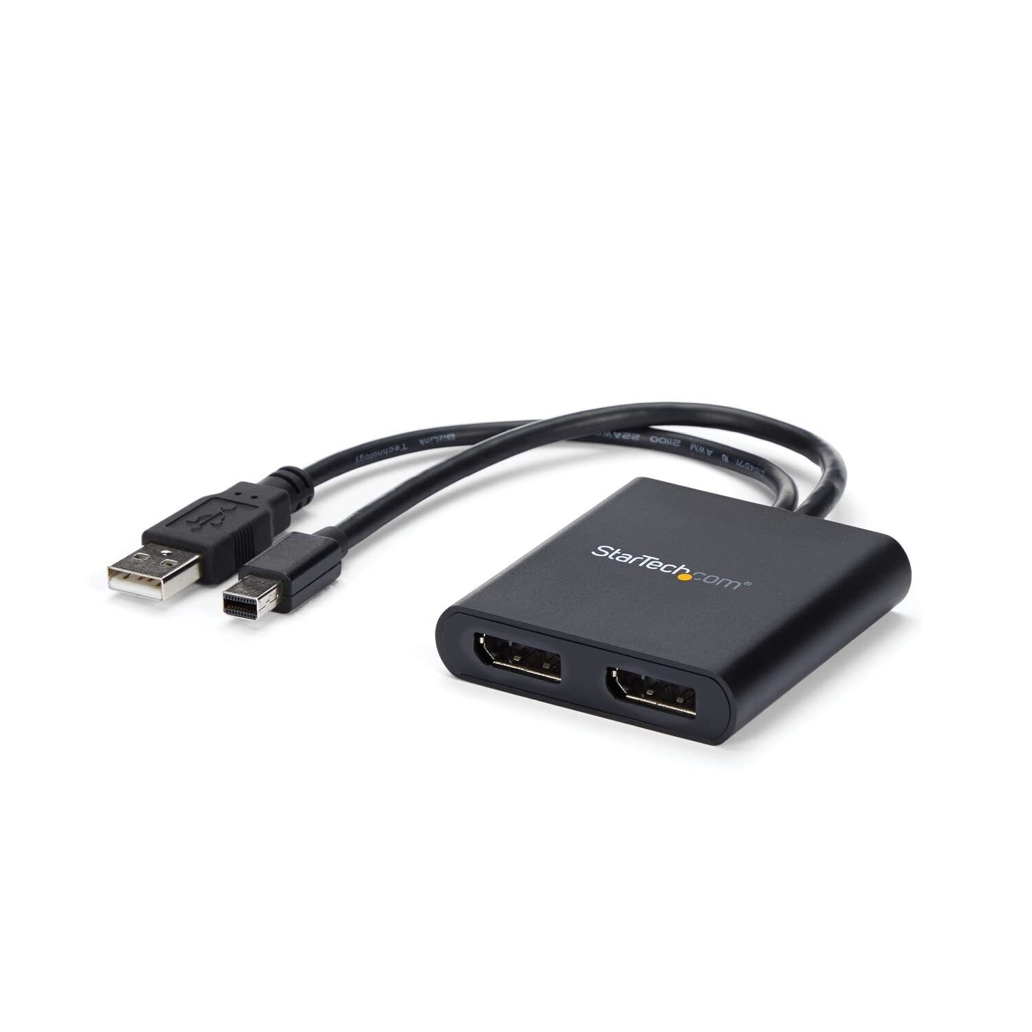 StarTech.com 2-Port Multi Monitor Adapter - Mini DisplayPort to 2x DisplayPort M