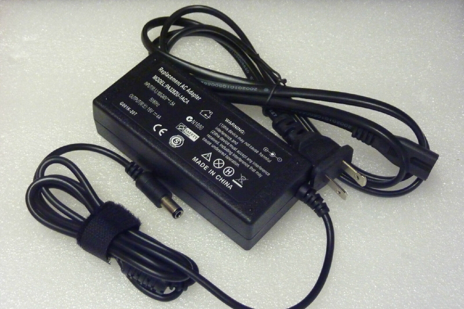 AC Adapter Power Cord Battery Charger For Toshiba Tecra 520CDT 530CDT 550CDT 