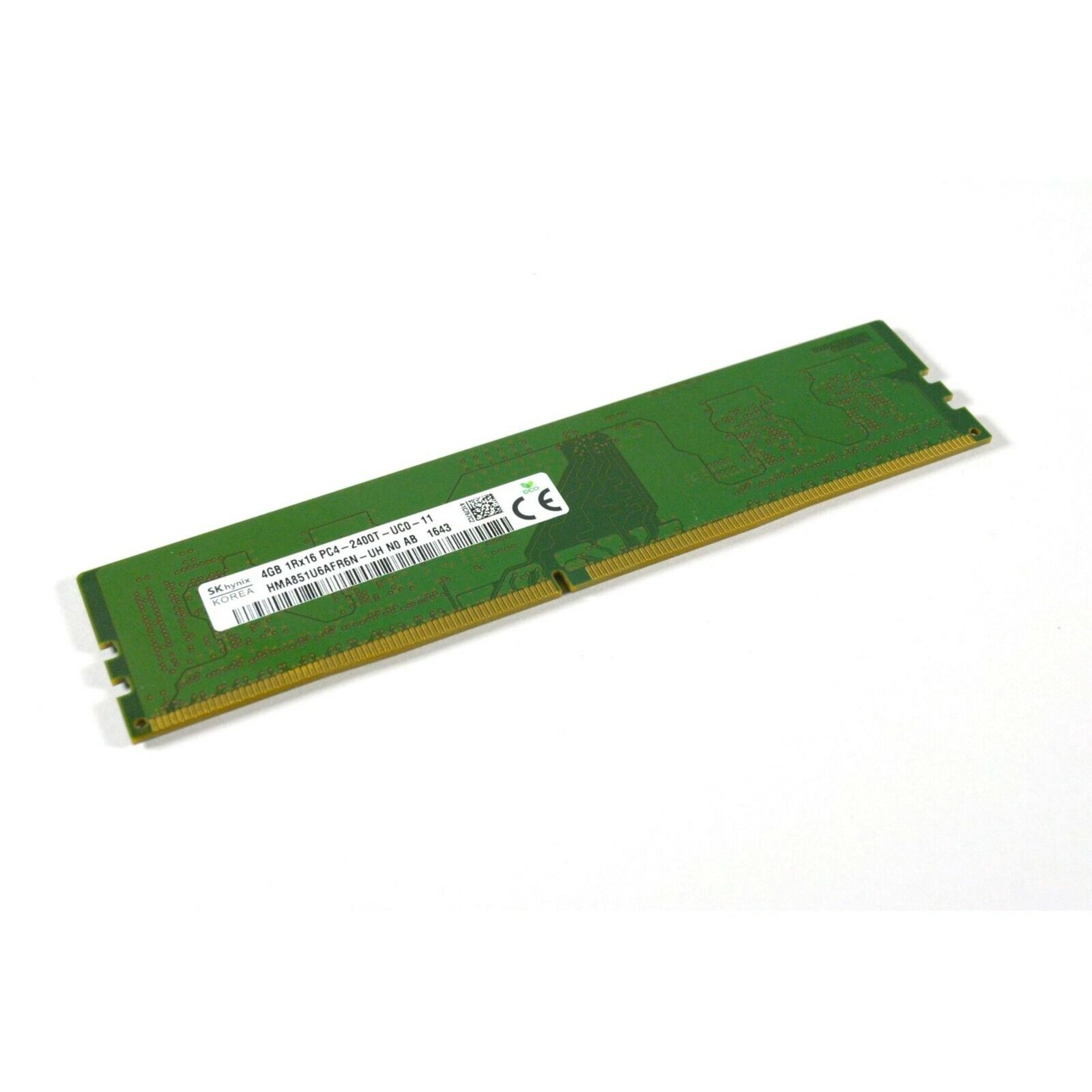 SKHynix PC4-19200 1RX16 4GB DDR4 SDRAM DESKTOP Memory Stick (HMA851U6AFR6NUH)