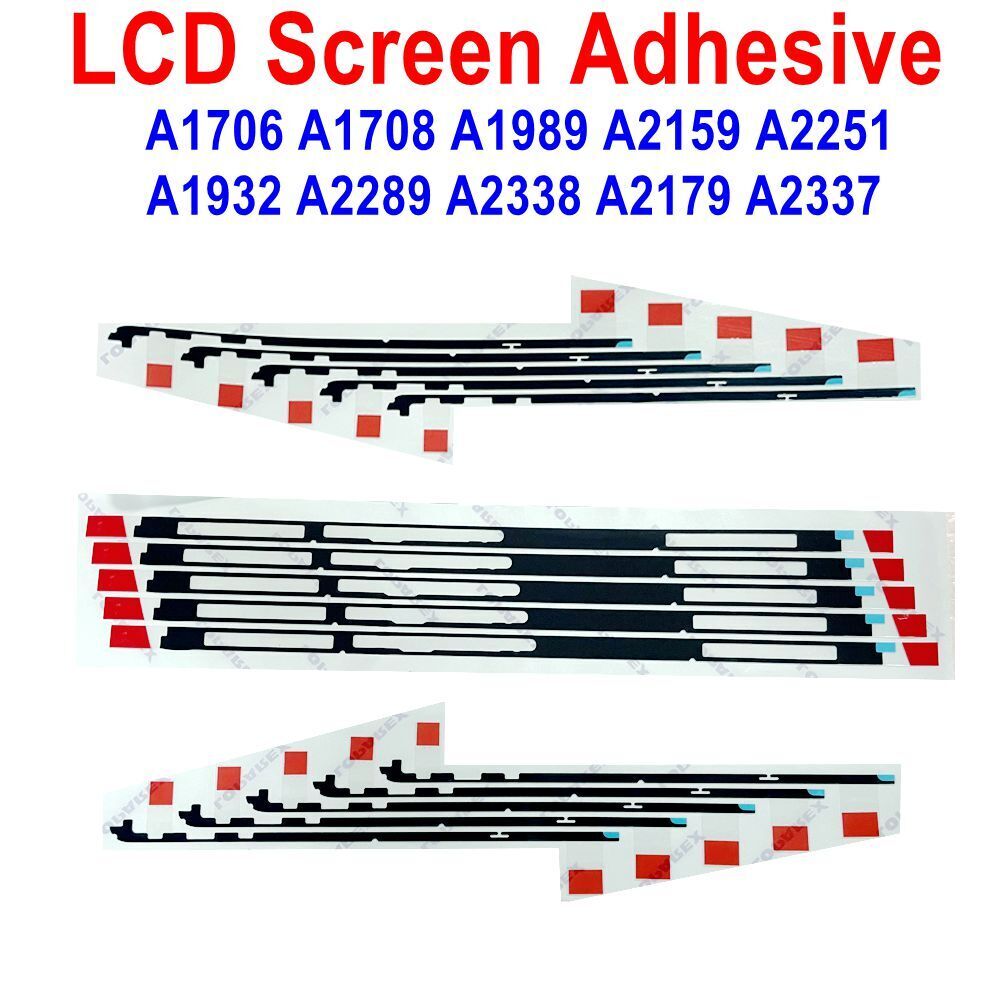 5x LCD Screen Adhesive Sticker for Macbook Pro Air A1706 A1708 A1932 A1989 A2159