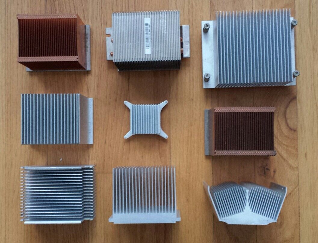 🔥 Huge Computer Heatsink Lot Rare Collection Various Shapes Copper Aluminum 🔥