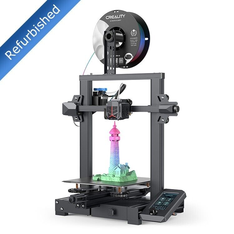 【Refurbished】Creality Ender 3 V2 Neo 3D Printer w/CR Touch Leveling Kit Extruder