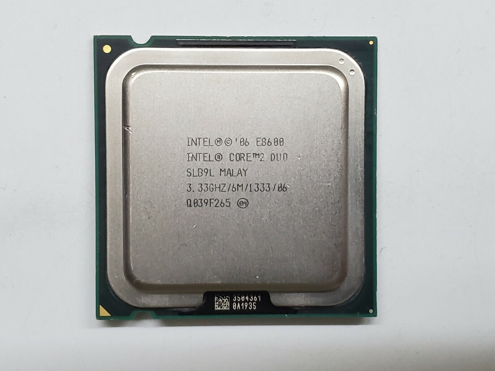 Intel Core 2 Duo E8600 (AT80570PJ0936M) SLB9L CPU 1333/3.33GHz LGA 775 100% work