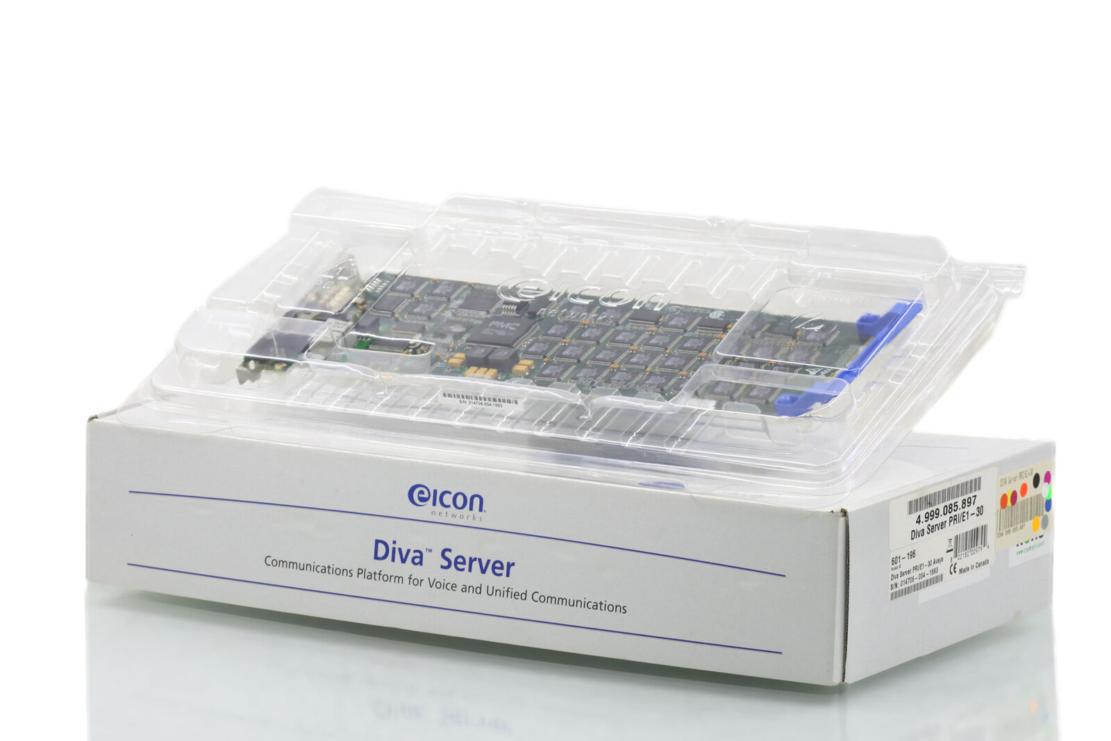 New - Eicon Diva Server PRI/E1 - 30 Avaya/601 - 196 - 803-004-01