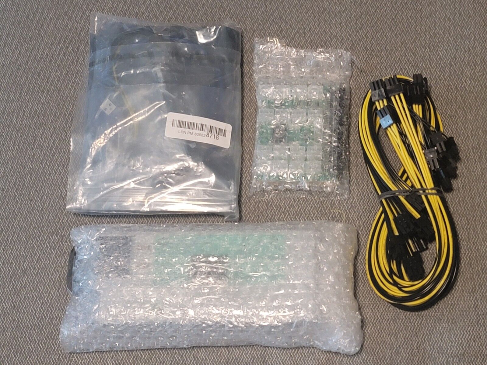 1200 Watt HP 110-240V PSU Kit w/ Breakout Board, Cables, PCIE 1x To 16x Riser