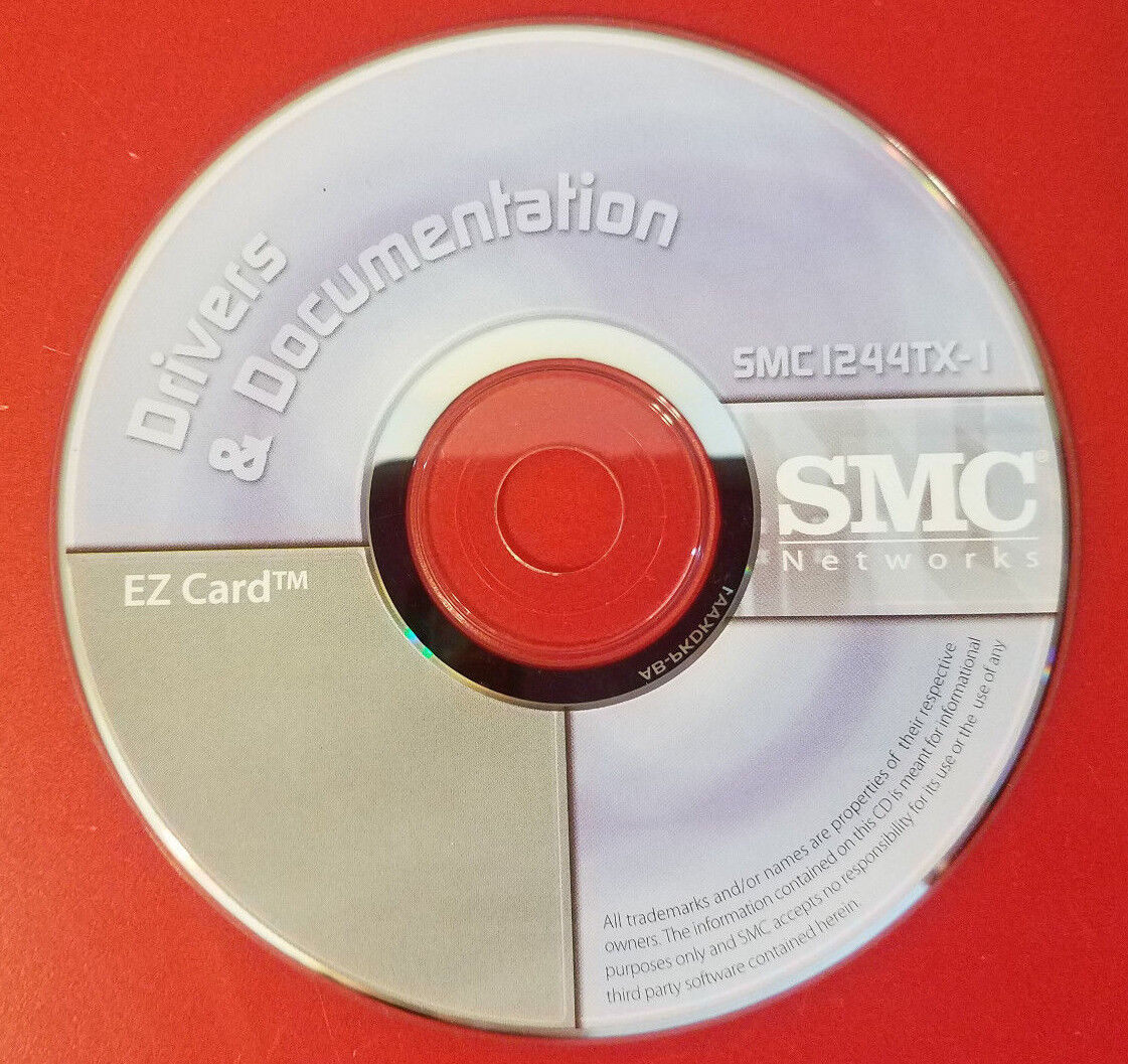 ⭐️⭐️⭐️⭐️⭐️ SMC Networks 1244TX-I EZ Card Drivers & Documentation CD