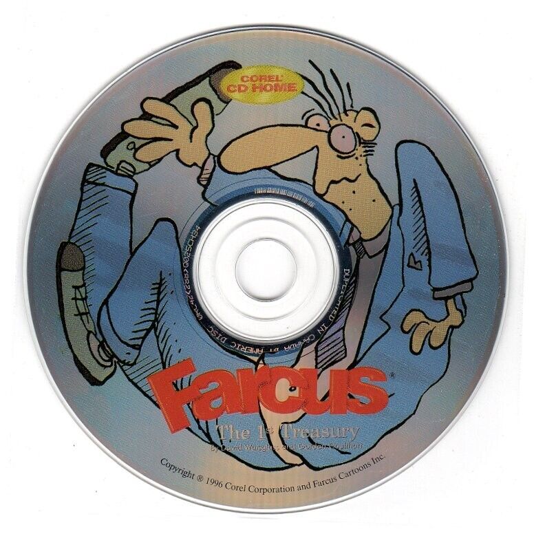 Farcus: The 1st Treasury (Humerous Cartoons) (CD, 1996) Win/Mac-NEW CD in SLEEVE