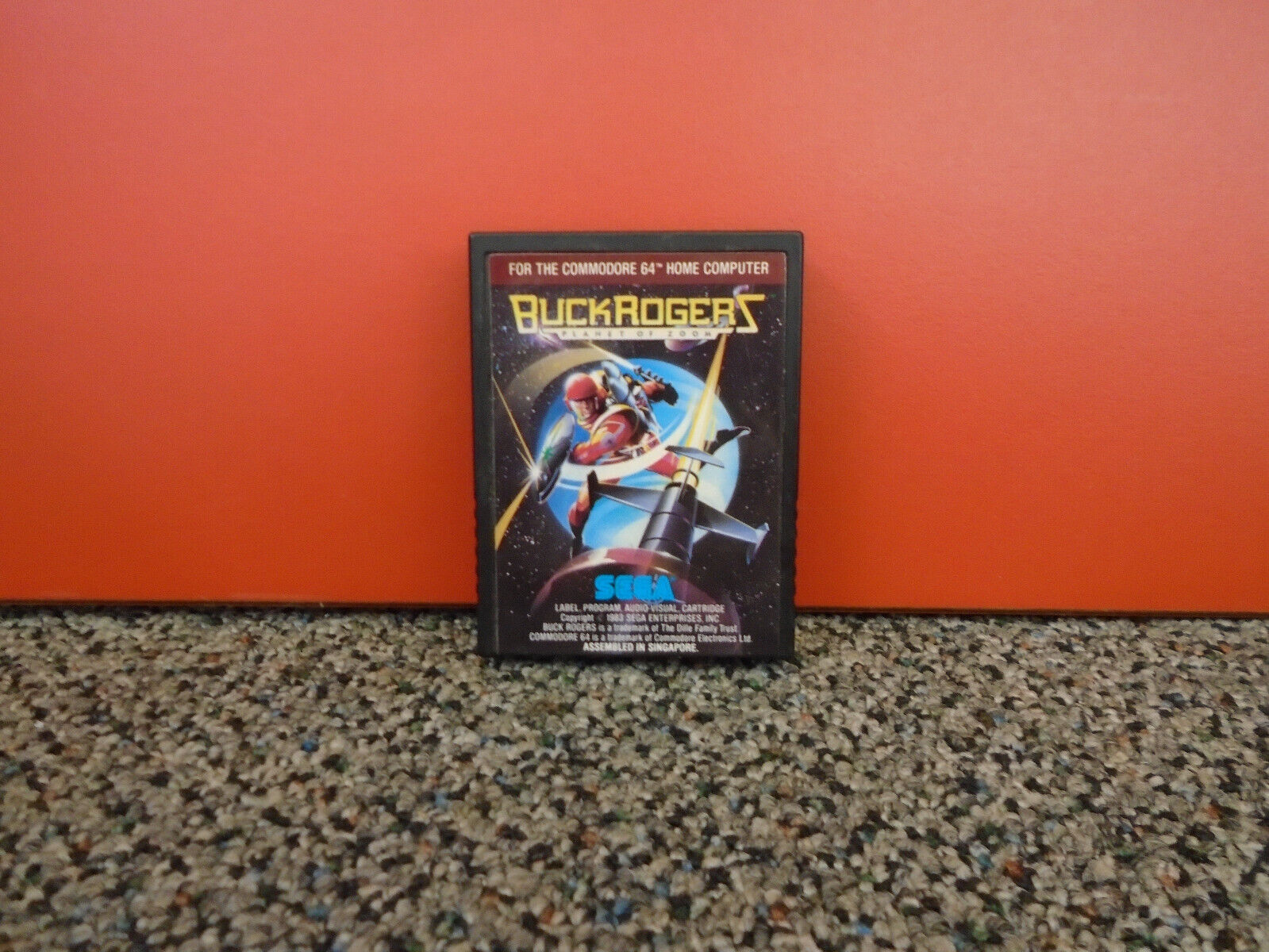 Vintage Commodore 64 Buck Rogers Planet of Zoom - SEGA 1983 (Cartridge Only)