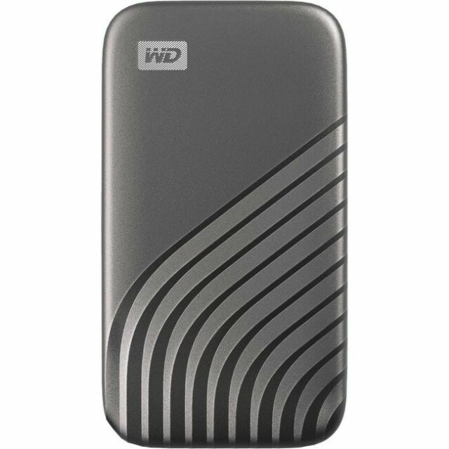 WD My Passport (2020) 1TB Portable External SSD - Gray (WDBAGF0010BGY-WESN)