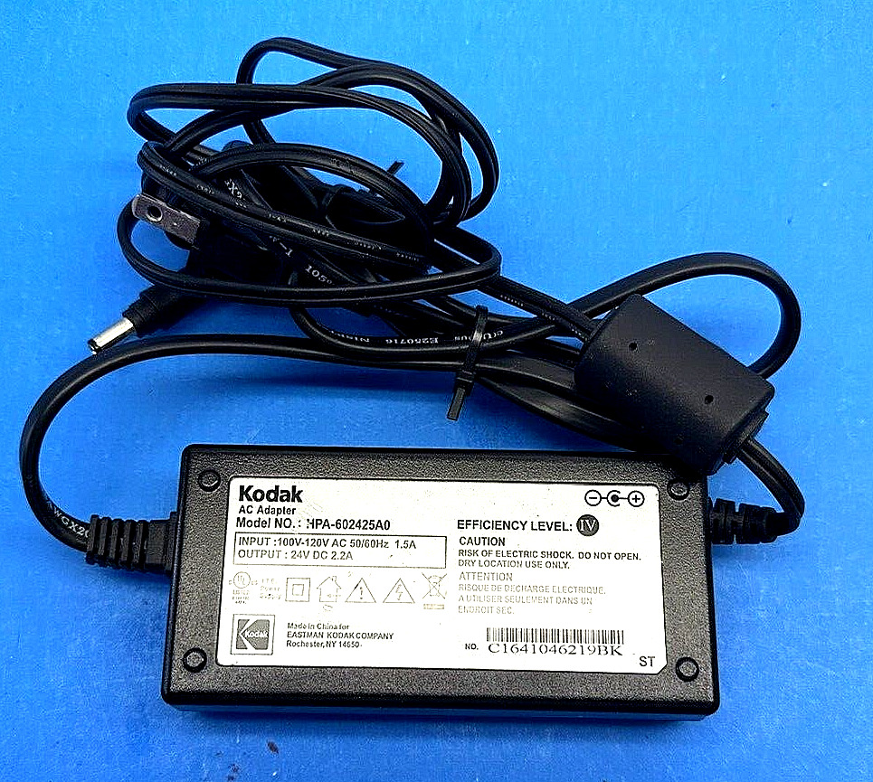 Kodak OEM EasyShare Printer AC Adapter Power Supply HPA-602425A0 VG Free S&H