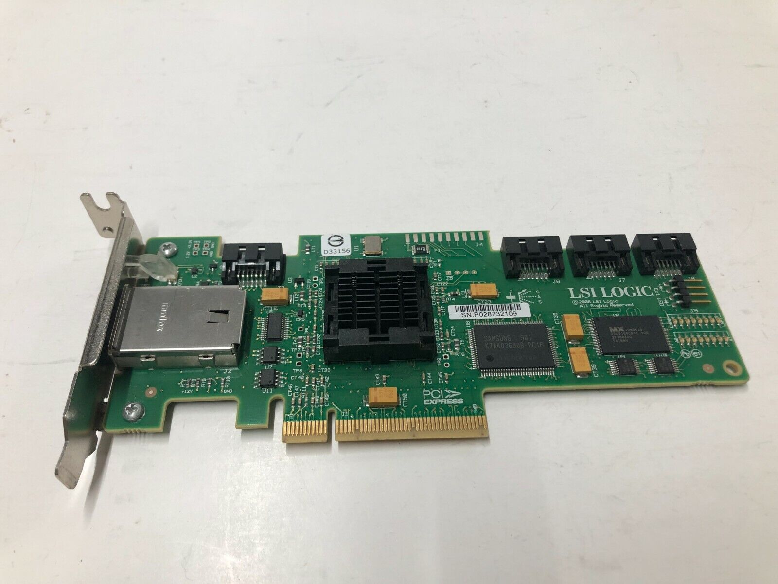 IBM OEM SAS Card 25R8071 LSI Logic SAS3444E 3GB 4 Port SAS PCI-E Controller Card