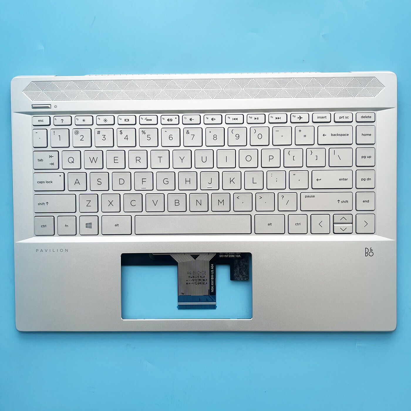 New Laptop Palmrest Backlit Keyboard For HP Pavilion 14-CE Series L19191-001