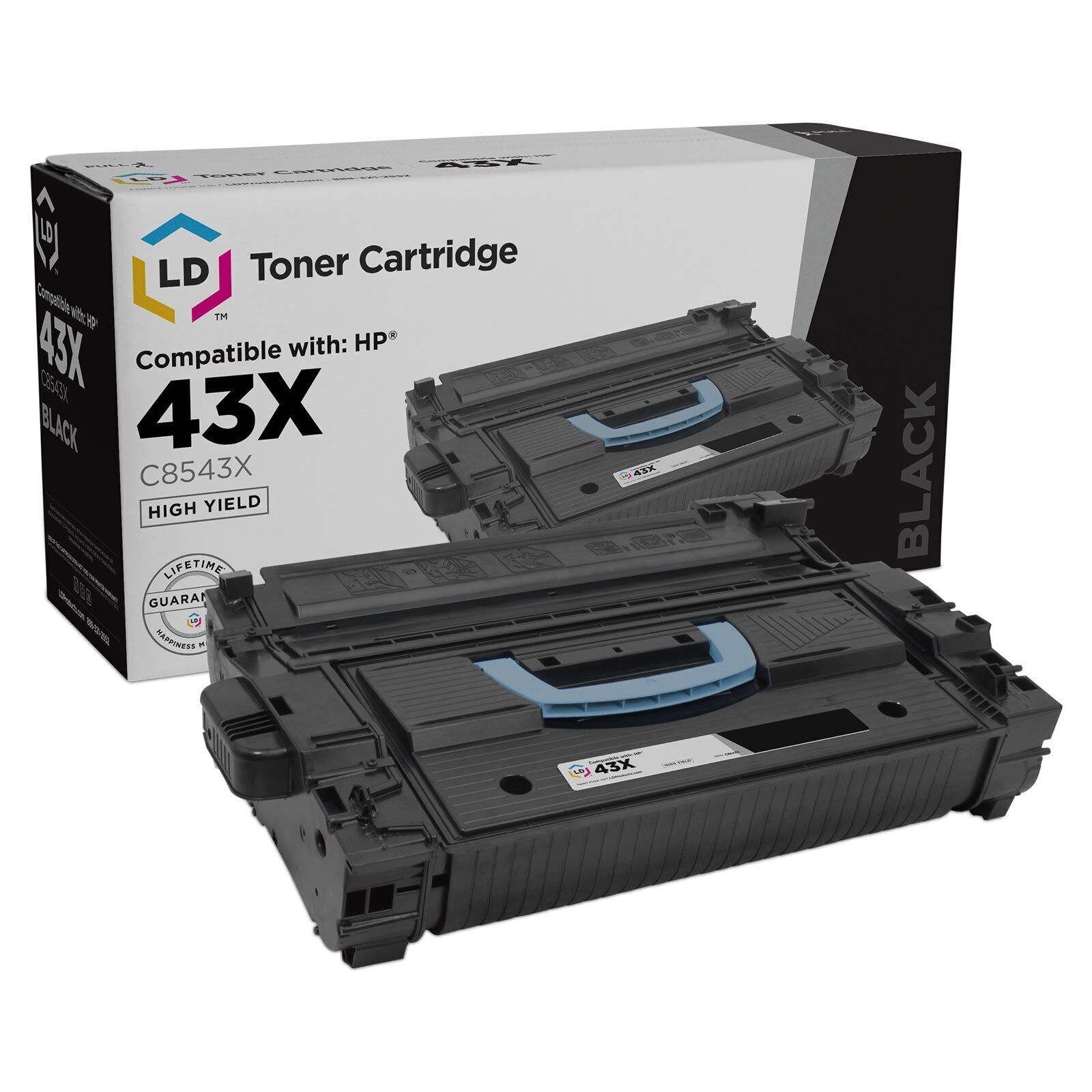 LD C8543X 43X Black Laser Toner Cartridge fits for HP 9000 9000dn 9000hdn M9050