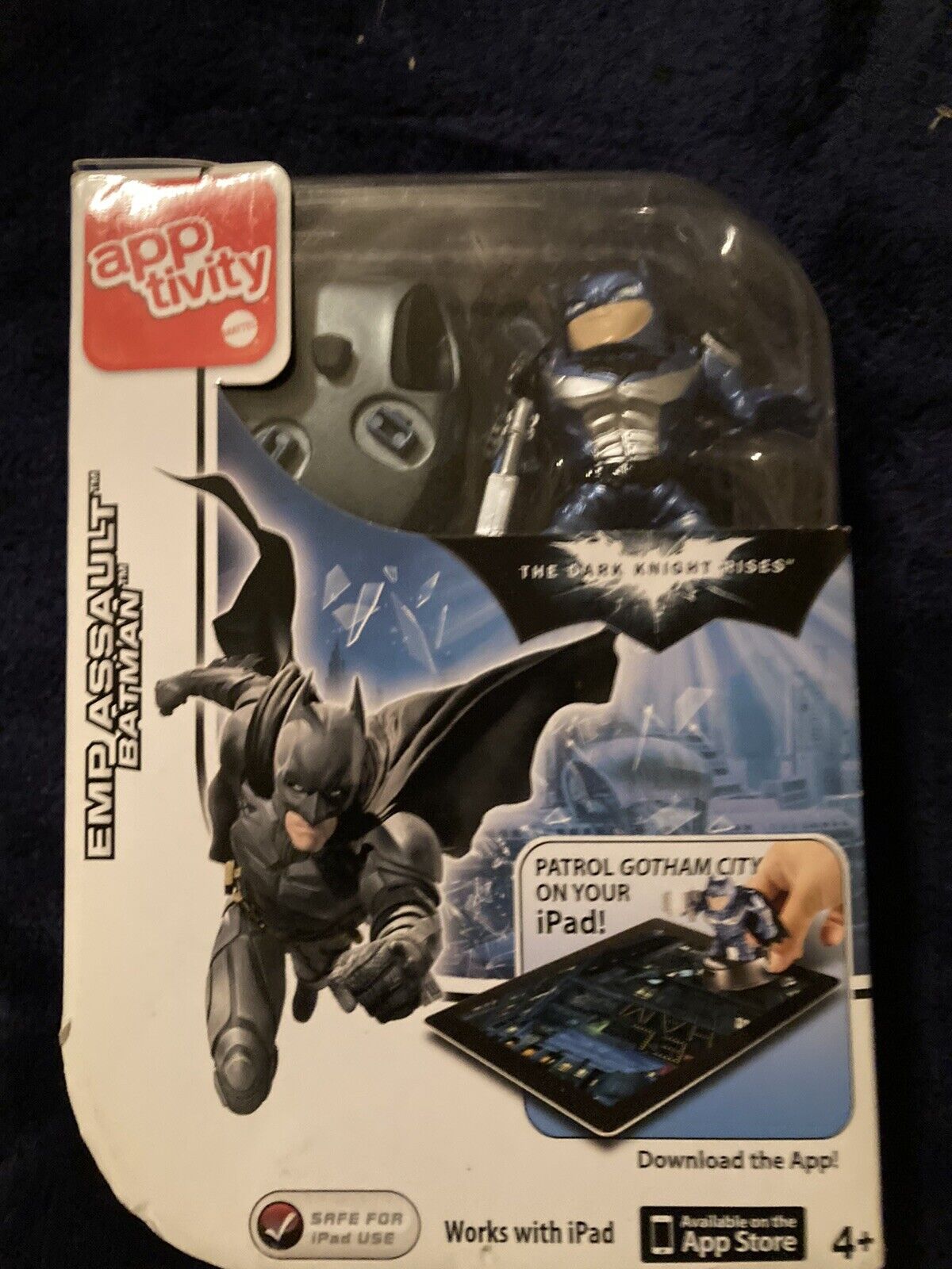NEW Apptivity  iPAD BATMAN EMP Assault Dark Knight Figure For Use On Your iPad