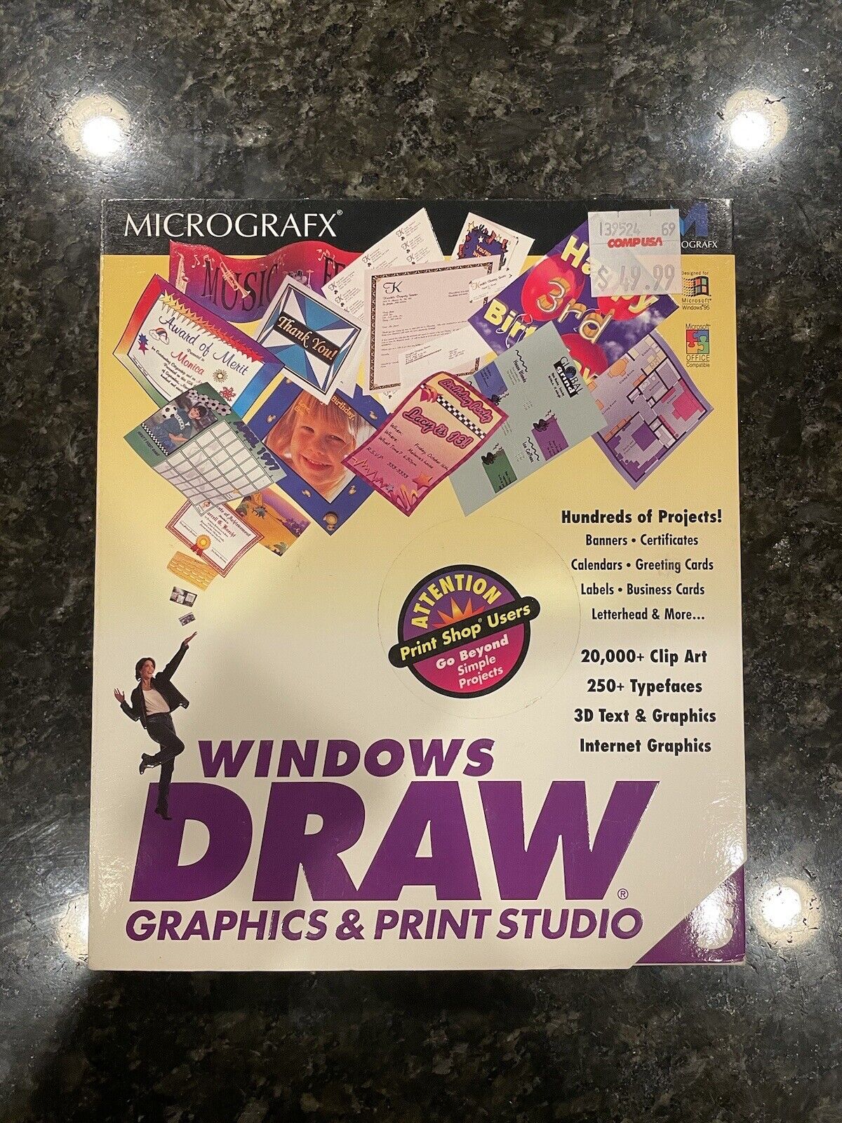Micrografx Windows Draw 5 NEVER USED
