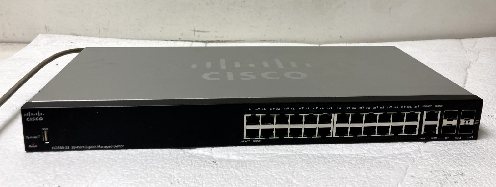 Cisco SG350 28-Port Gigabit Ethernet Network Switch SG350-28
