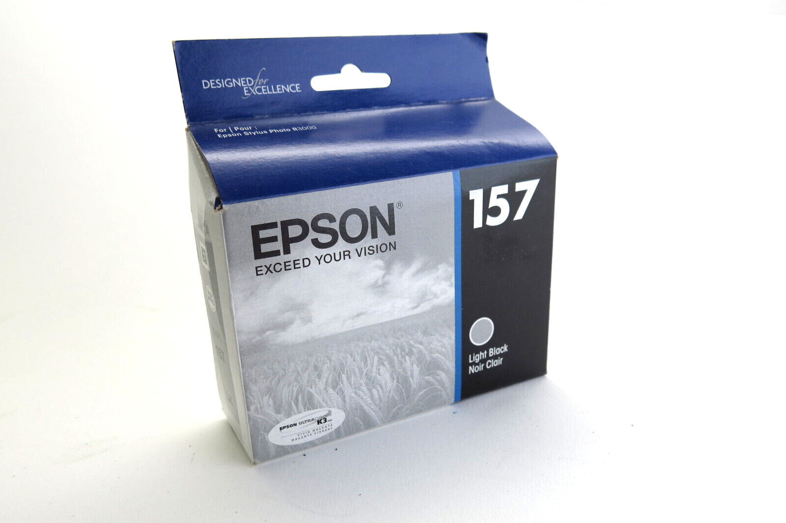 Epson 157 Light Black Ink Cartridge - T157720 Genuine - OEM - EXP 2019 - Sealed 