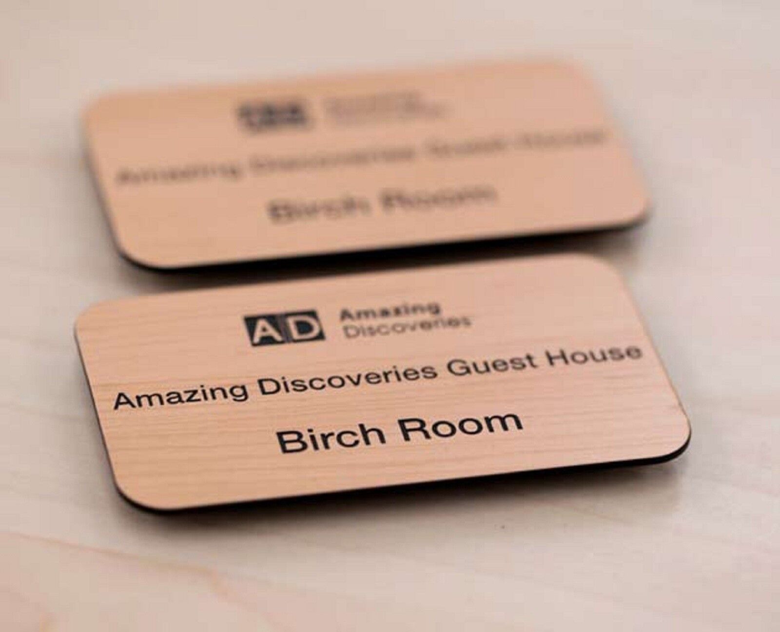 Quality Engraved Name Badges for Office restaurant shop club pub school Hotel