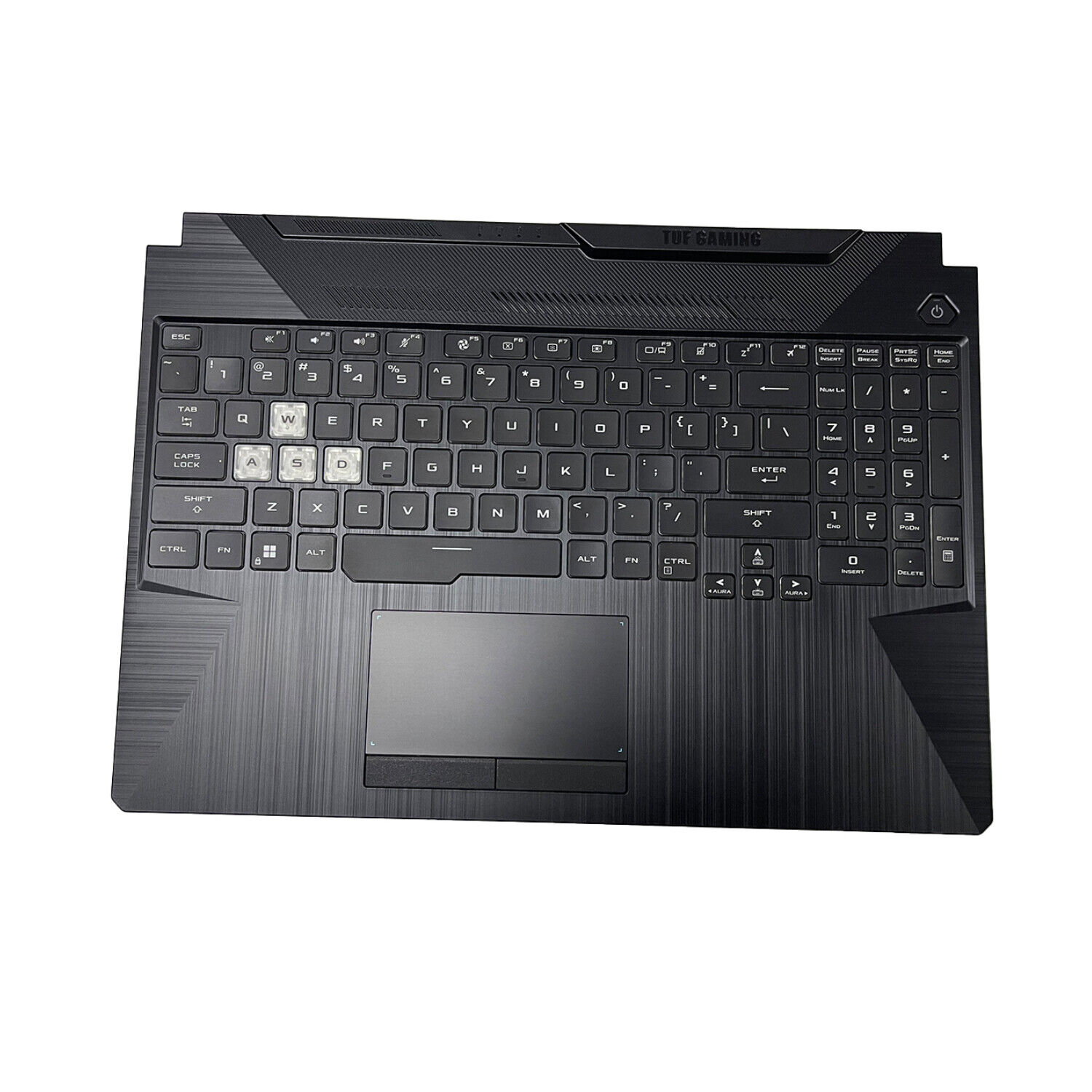 US Layout Backlit Keyboard For Asus FX506 FA506 Palmrest Cover 3BBKXTAJN00